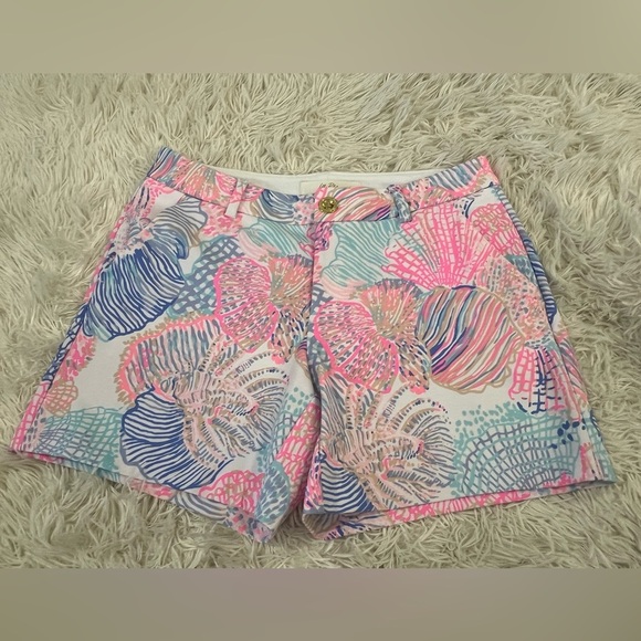 Lilly Pulitzer Callahan Shorts - size 2 - NWT - multi roar of seas print - Picture 2 of 7